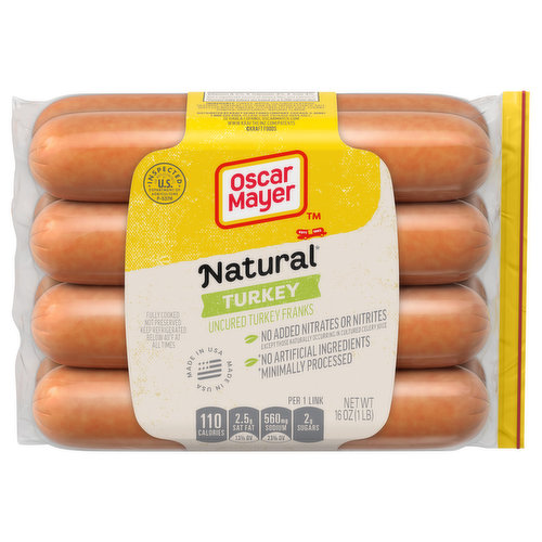 Oscar Mayer Turkey Franks, Uncured