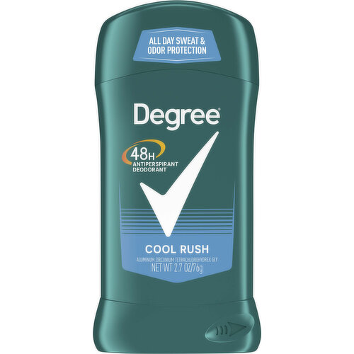 Degree Antiperspirant Deodorant, 48H, Cool Rush