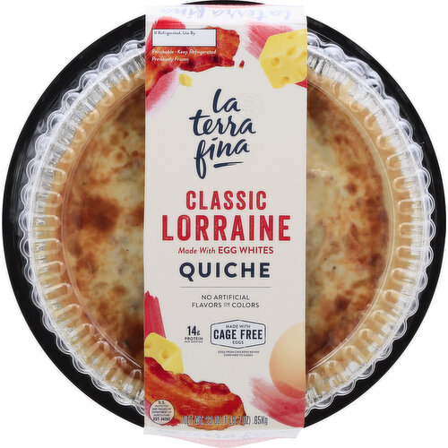 La Terra Fina Quiche, Classic Lorraine