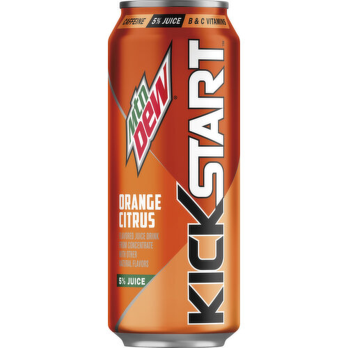 Mountain Dew Juice Drink, Orange Citrus Flavored, Energizing