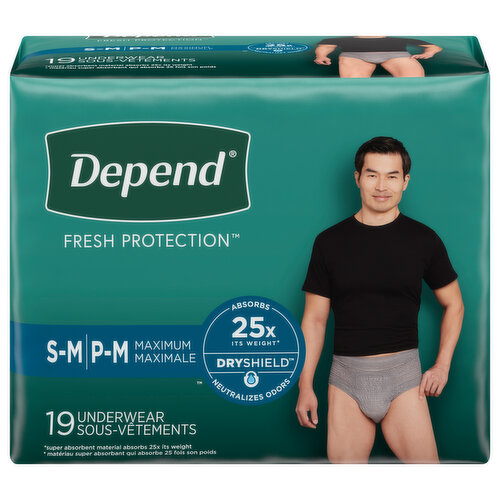 Depend Underwear, Maximum, Small-Medium - Super 1 Foods