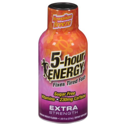 5-Hour Energy Energy Shot, Extra Strength, Hawaiian Breeze Flavor