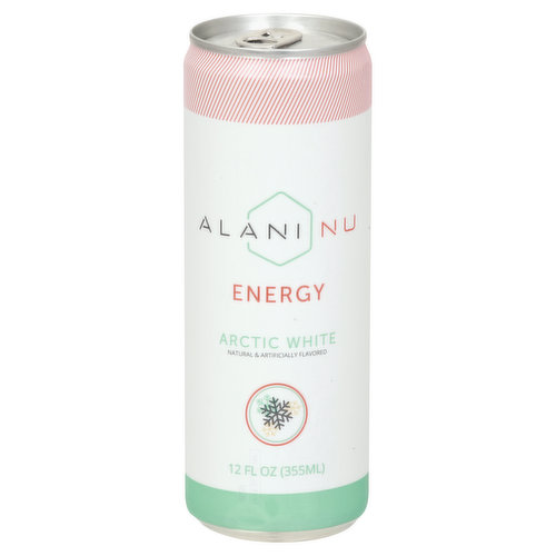 Alani Nu Energy Drink, Arctic White