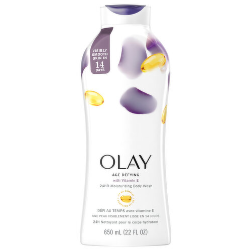 Olay Body Wash, Age Defying, Vitamin E