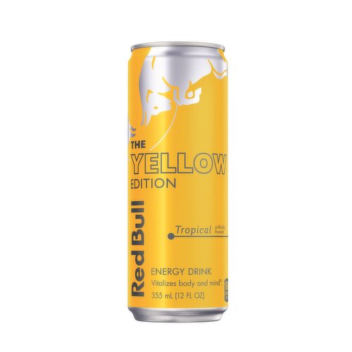 Red Bull Yellow Edition Tropical Energy Drink