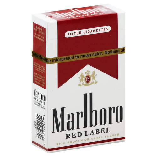 Marlboro Cigarettes, Filter, Red Label