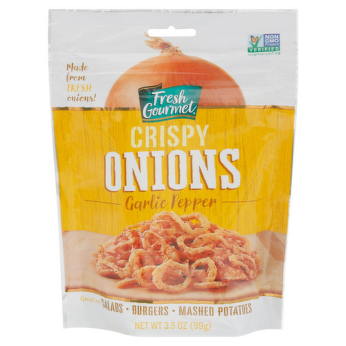 Made from fresh onions.