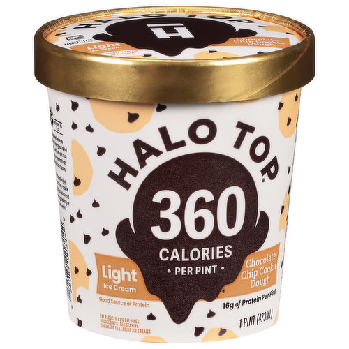 Halo Top Cookies & Cream Ice Cream - 16oz : Target