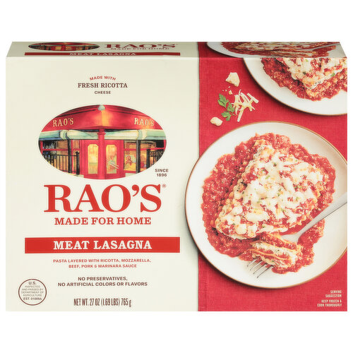 Rao's Meat Lasagna