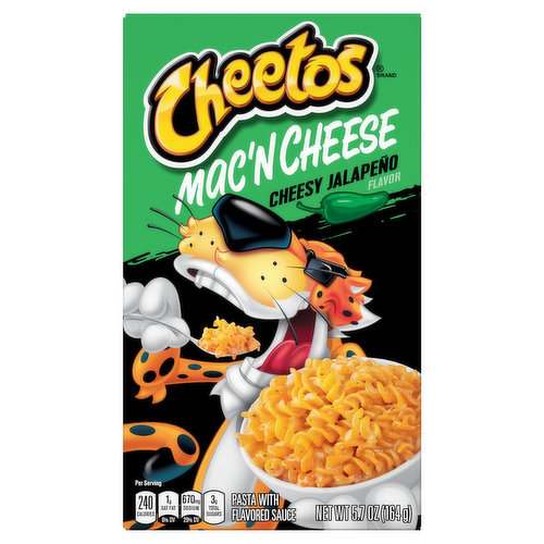 Cheetos Mac 'N Cheese, Cheesy Jalapeno Flavor