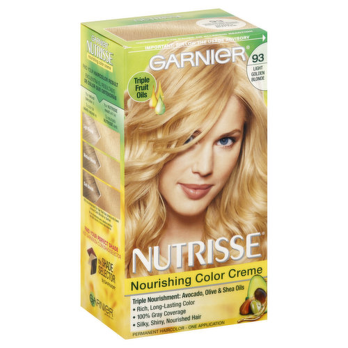 Nutrisse Permanent Haircolor, Light Golden Blonde 93