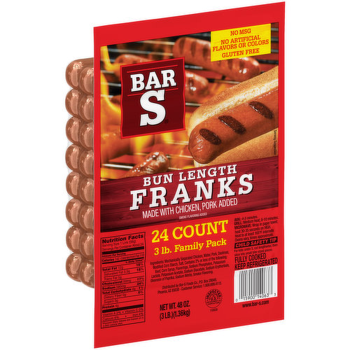 Bun Length Turkey Franks - Family Pack - Hoffy Products