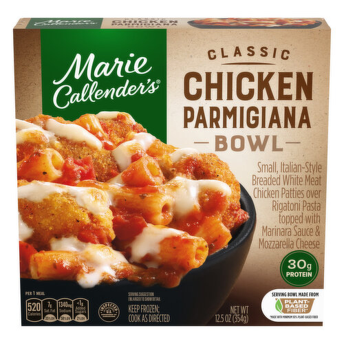 Marie Callender's Classic Chicken Parmigiana Bowl, Frozen Meal