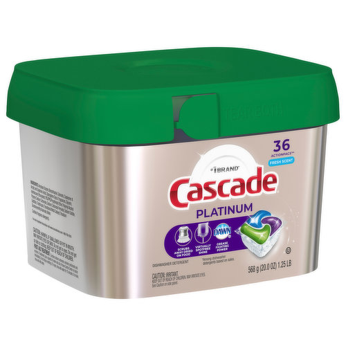 Cascade Dishwasher Detergent, Fresh Scent