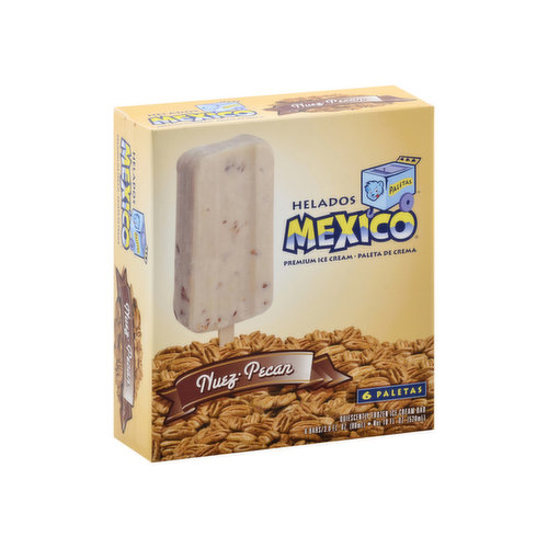 Helados Mexico Pecan Ice Cream Bar