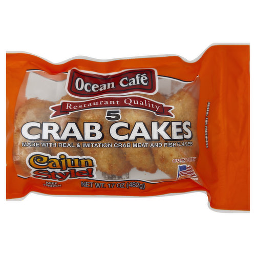 Ocean Cafe Crab Cakes, Cajun Style