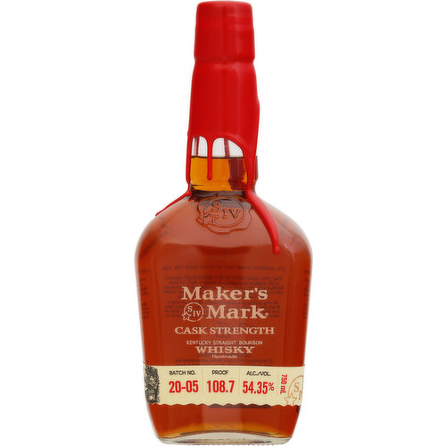 Maker's Mark Whisky, Kentucky Straight Bourbon, Cask Strength