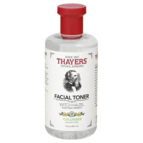 Thayers Facial Toner, Witch Hazel, Cucumber