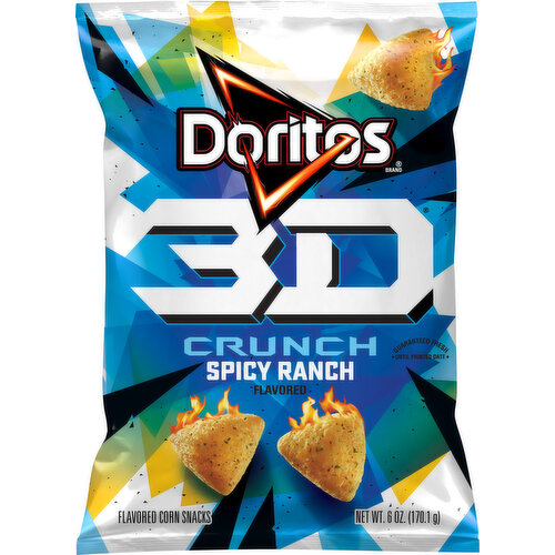 Doritos Corn Snacks, Spicy Ranch