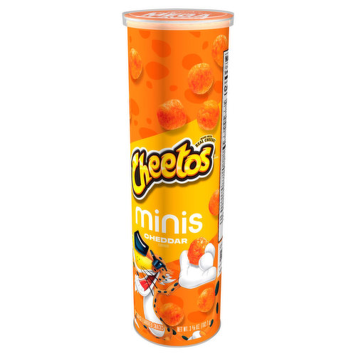 Cheetos Cheese Flavored Snacks, Flamin' Hot Flavored, Minis 3.625 Oz, Shop
