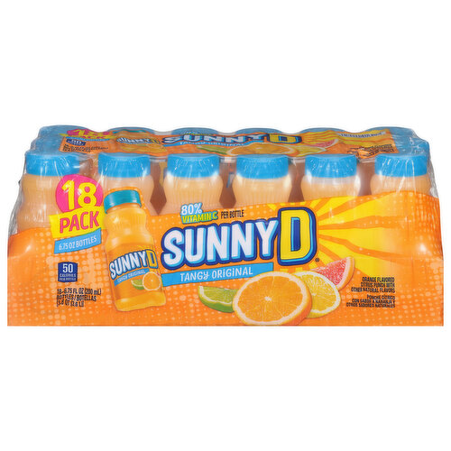 Sunny D Citrus Punch, Tangy Original, 18 Pack