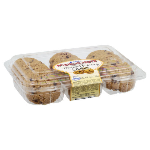 Ann Maries Cookies, No Sugar Added, Oatmeal Raisin