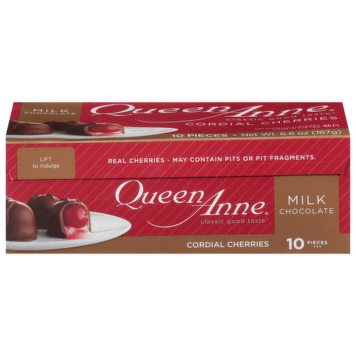 Queen Anne Cordials, Cherries, Milk Chocolate