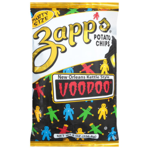 Zapp's Potato Chips, Voodoo, New Orleans Kettle Style, Party Size