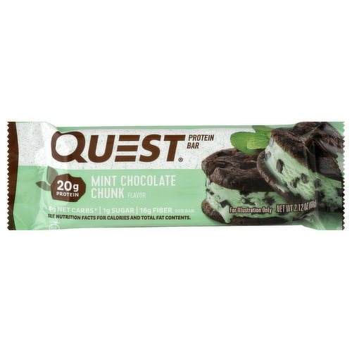 Quest Protein Bar, Milk Chocolate Chunk Flavor