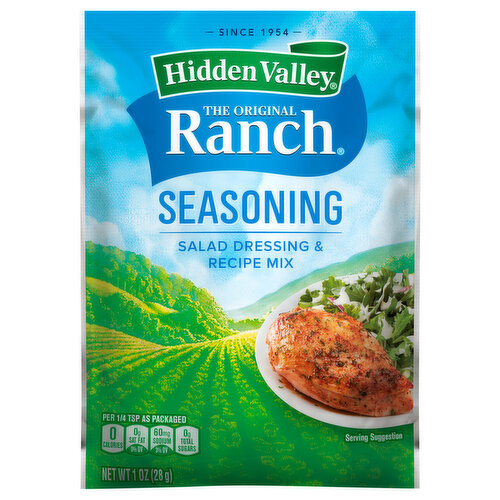 Hidden Valley Seasoning, Salad Dressing & Recipe Mix, The Original Ranch