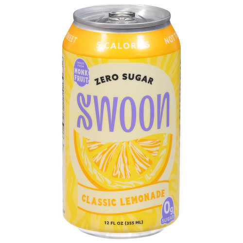 Swoon Classic Lemonade, Zero Sugar