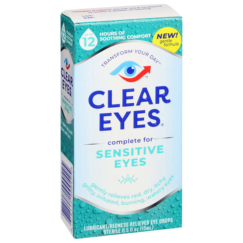 Save on Clear Eyes Triple Action Relief Redness Reliever Eye Drops  Lubricant Order Online Delivery