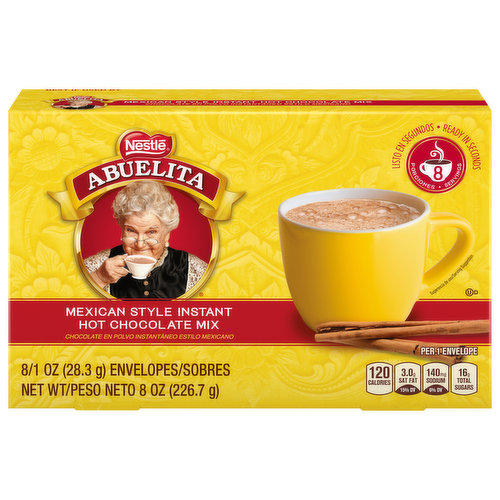 Ready in seconds. 8 servings.