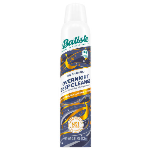 Batiste Dry Shampoo, Overnight, Deep Cleanse