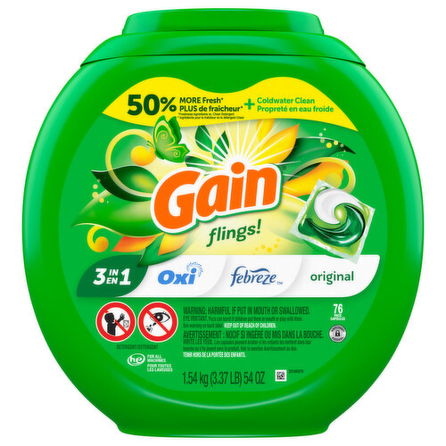 Gain Detergent, 3 in 1