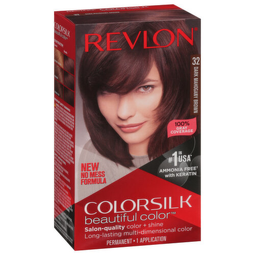 Revlon Permanent Hair Color, Dark Mahogany Brown 32