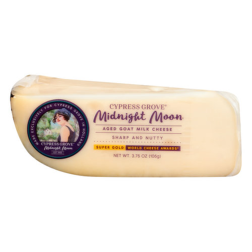 Cypress Grove Aged Goat Milk Cheese, Midnight Moon