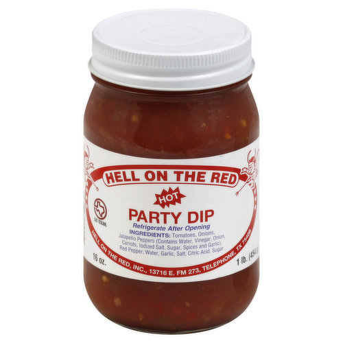 Hellonthered Party Dip, Hot