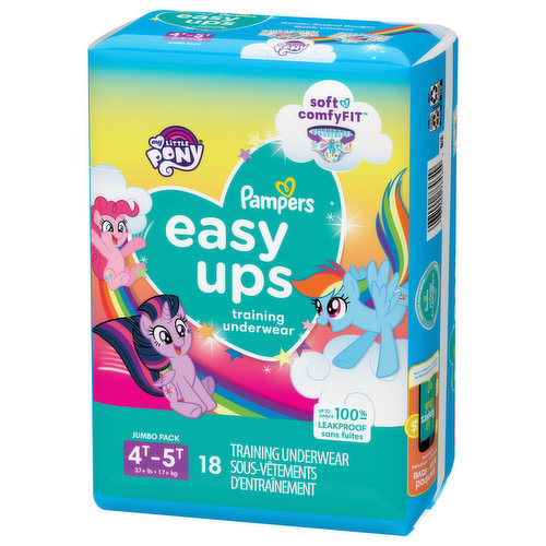 Pampers Training Underwear, 2T-3T (16-34 lb), My Little Pony