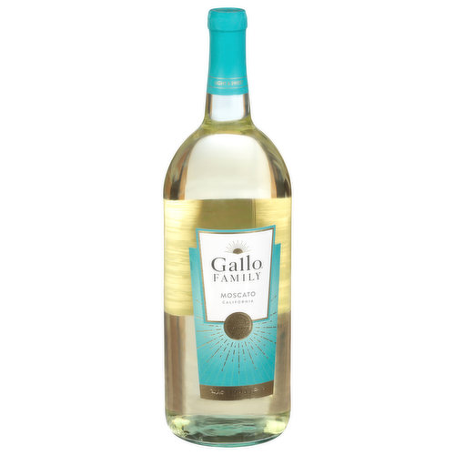 Light & sweet. Since 1933, Gallo Family has stood by the belief that when you're good to he land, the land will be good to you. Four generations later, we embrace the responsibility of making quality wines for all families while nurturing our land. Our Moscato is bursting with delicious notes of peach, honey, and ripe citrus in delightfully light style.