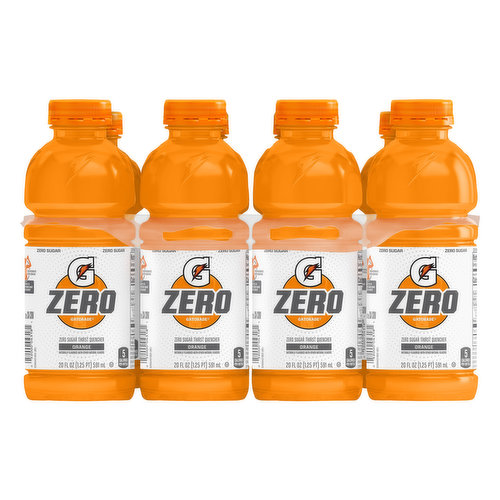 Gatorade Thirst Quencher, Zero Sugar, Orange