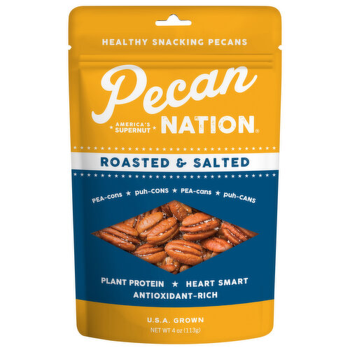 Pecan Nation Pecans, Roasted & Salted
