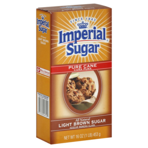 Imperial Sugar, Pure Cane, Light Brown