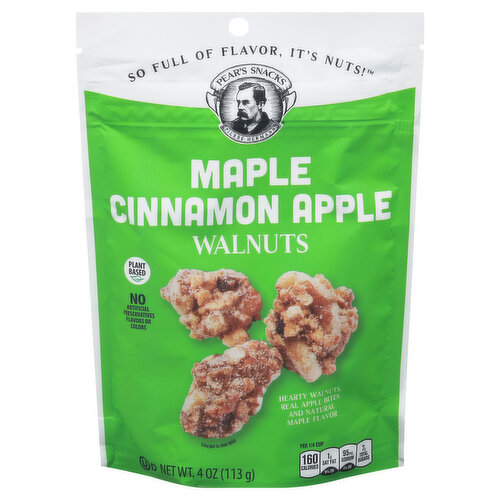 Pear's Snacks Walnuts, Maple Cinnamon Apple