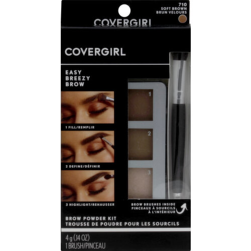 CoverGirl Brow Powder Kit, Soft Brown 710