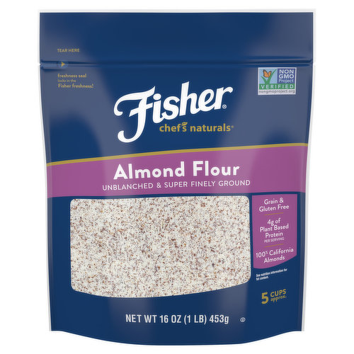 Fisher Almond Flour, Unblanched & Super Finely Ground