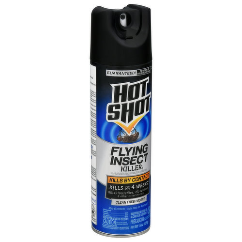 Hot Shot 15 oz. Flying Insect Killer Aerosol Spray Clean Fresh