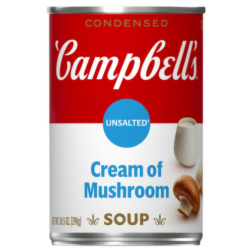 Campbell's Condensed Soup, Cream of Mushroom, Unsalted