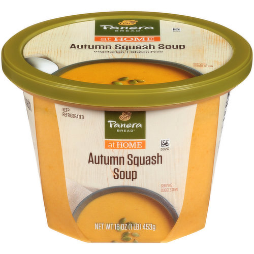 Panera Bread Autumn Squash Soup, 16 OZ Soup Cup (Gluten Free)