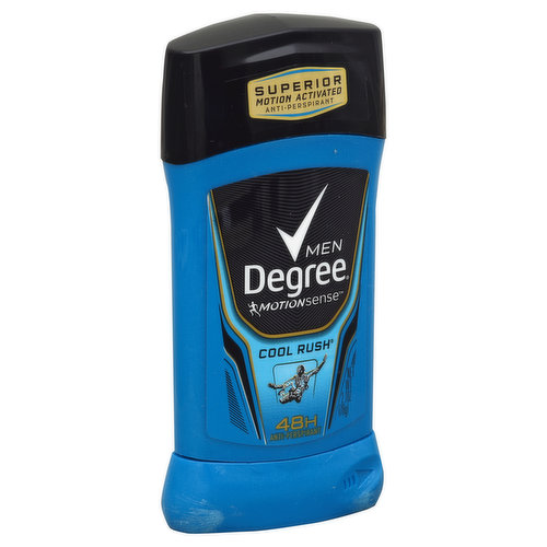 Degree Men 48H Antiperspirant, Cool Rush - 2.7 oz